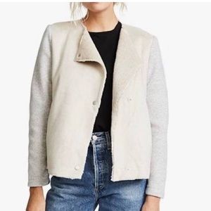 BB Dakota Sherpa Lines Moto Jacket